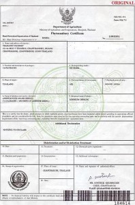 На какие типы грузов необходим фитосанитарный сертификат?